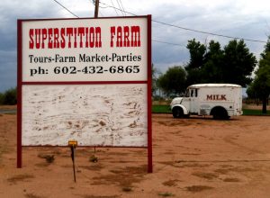 Superstition Farm Sign